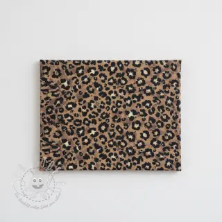 Dekostoff Animal skin light brown digital print