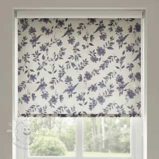 Dekostoff Linenlook Night flowers digital print