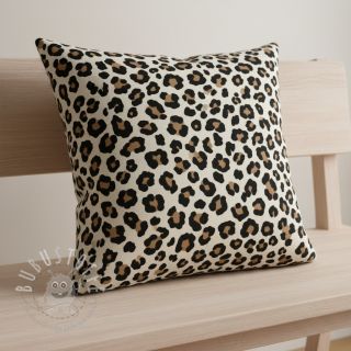 Dekostoff Linenlook Animal skin natural