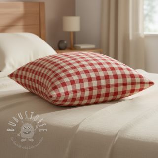 Dekostoff Celestin LUREX rouge