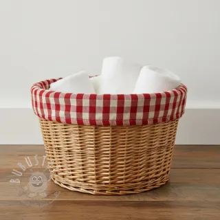 Dekostoff Celestin LUREX rouge