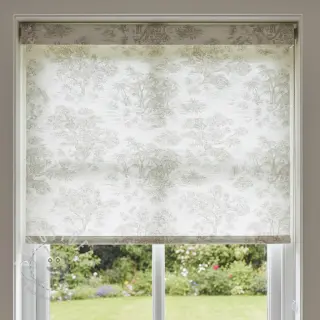 Dekostoff jacquard MACASSAR alover lin