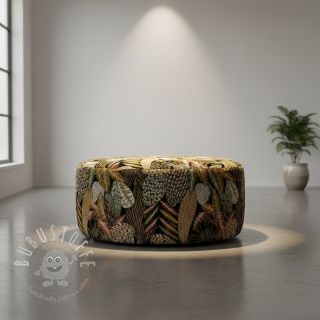 Dekostoff jacquard Egypte noir