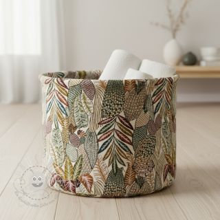 Dekostoff jacquard Egypte blanc