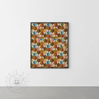 Dekostoff jacquard Mustang multi