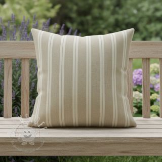 Dekostoff jacquard LINEN LOOK Etretat lin