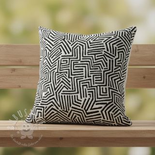 Dekostoff jacquard Mesopotamie allover graphite