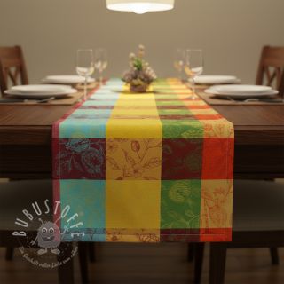 Dekostoff FRENCH TABLE CLOTH JACQUARD Cabosse allover summer