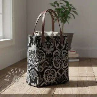 Dekostoff jacquard Baccara argent