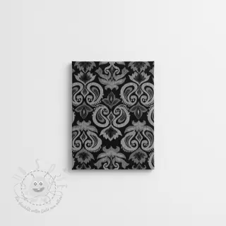Dekostoff jacquard Baccara argent