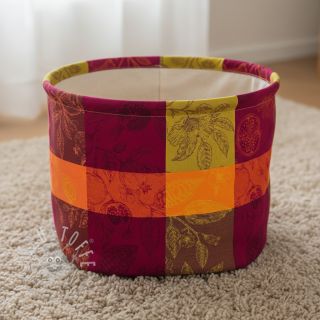 Dekostoff FRENCH TABLE CLOTH JACQUARD Cabosse allover harissa