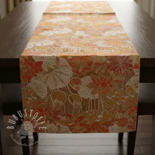 Dekostoff jacquard Opium allover peanut