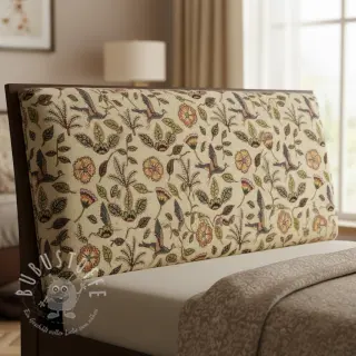 Dekostoff GOBELIN PREMIUM Primal Birdscape Art design B