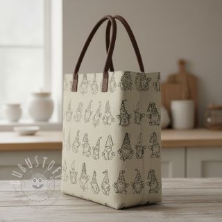 Dekostoff Linenlook premium Tomte Jolly Line