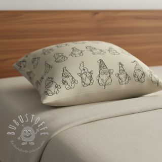 Dekostoff Linenlook premium Tomte Jolly Line