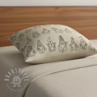 Dekostoff Linenlook premium Tomte Jolly Line