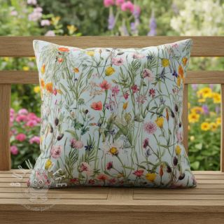 Outdoor Dekostoff mit Teflon-Finish Wildflower Sunny Field