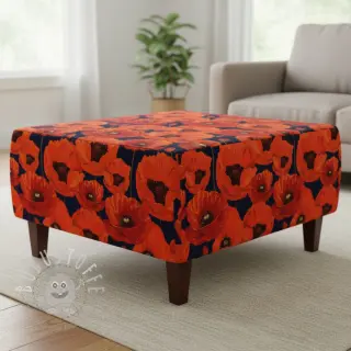 Outdoor Dekostoff mit Teflon-Finish POPPY GARDEN