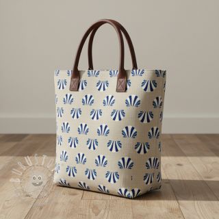 Dekostoff Linenlook Seashell blue