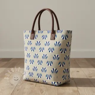 Dekostoff Linenlook Seashell blue