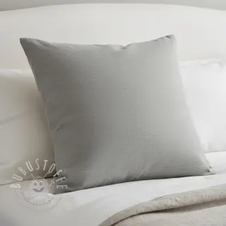 Dekostoff Linenlook PLAIN soft grey