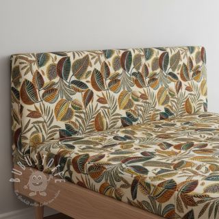 Dekostoff jacquard Cacao allover multico