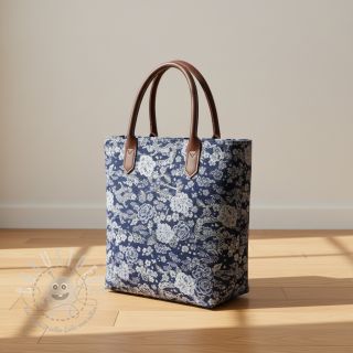 Dekostoff jacquard Draco indigo