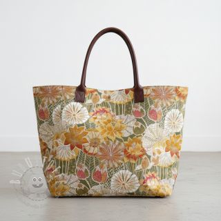 Dekostoff jacquard Opium allover kaki