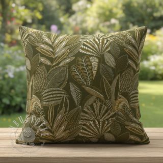 Dekostoff jacquard Legende kaki