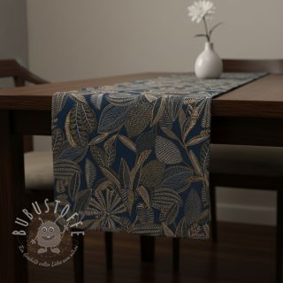Dekostoff jacquard Legende bleu