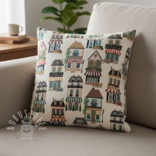 Dekostoff premium Shop Boutique City digital print