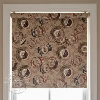 Dekostoff jacquard Mandala Circle Sun