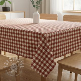 Dekostoff Celestin terracotta