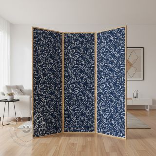 Dekostoff jacquard Anthéa bleu