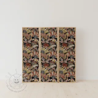 Dekostoff jacquard Mayorque noir