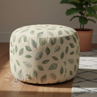 Dekostoff Handpainted Leaf Art digital print