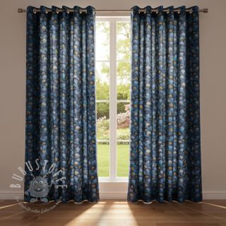 Dekostoff Scale Peacock Feather digital print