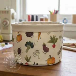 Dekostoff Veggie Harvest Garden digital print