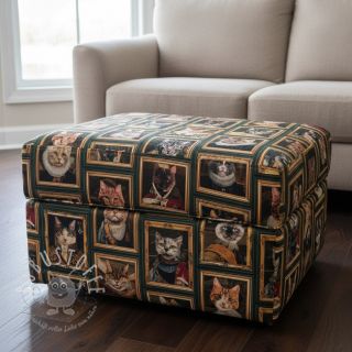 Dekostoff Cats Golden Age digital print