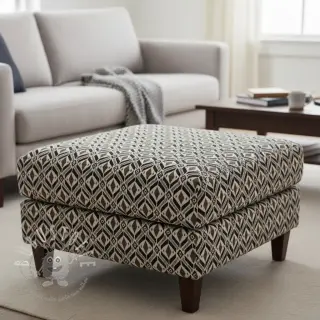 Dekostoff jacquard MOANA allover taupe
