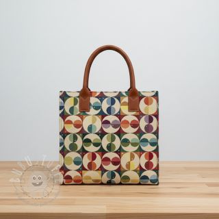 Dekostoff GOBELIN PREMIUM Graphic square circle