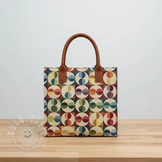 Dekostoff GOBELIN PREMIUM Graphic square circle