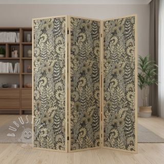 Dekostoff jacquard Boho leaves