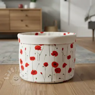 Dekostoff premium Poppy field