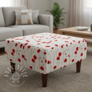 Dekostoff premium Poppy field
