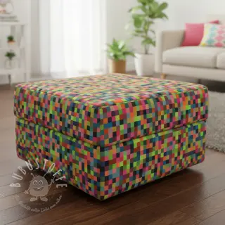 Dekostoff jacquard Pixels