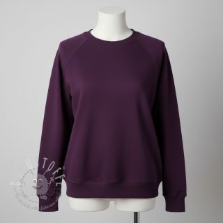 Sweat kuschel MELANGE bordeaux