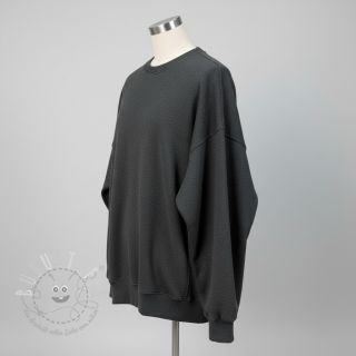 Sweat kuschel MELANGE dark grey