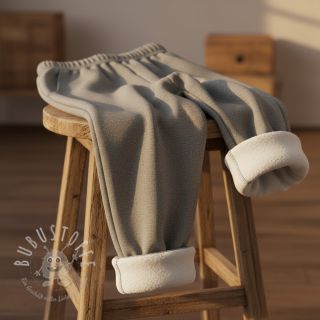 Sweat kuschel MELANGE middle grey