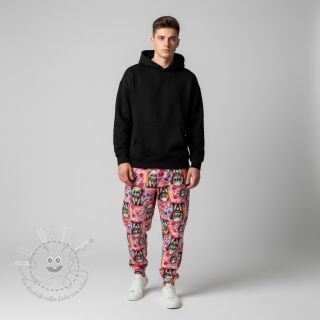 Sweatstoff Big eyes design C digital print